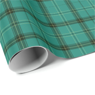 Schotse groene tartan cadeaupapier