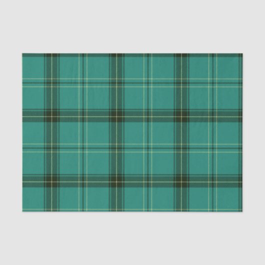 Schotse groene tartan tissuepapier (Voorkant)
