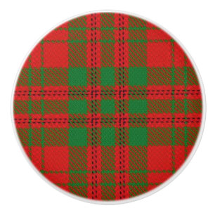 Schotse Grootheid Clan Livingstone Tartan Schotse  Keramische Knop