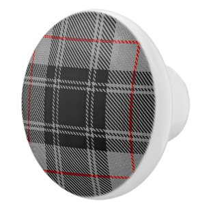 Schotse Grootheid Clan Moffat Tartan Plaid Keramische Knop