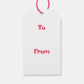 Schotse hond Kerstcadeau-ideeën Cadeaulabel (Achterkant)