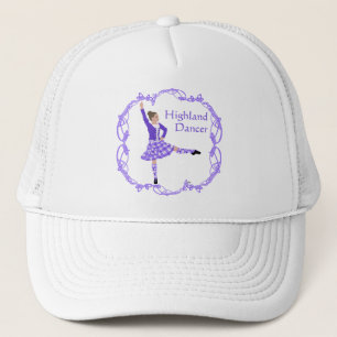 Schotse hoogland danser Keltische knoopwerk paars Trucker Pet