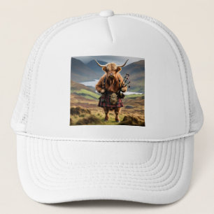 Schotse Hoogland Koe Bagpiper,  Trucker Pet