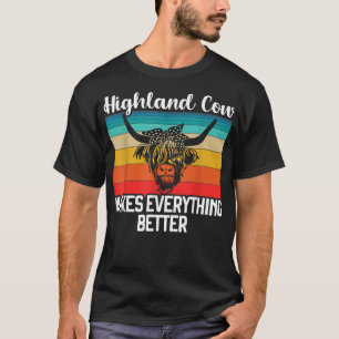 Schotse hoogland Koe Scotland Lovers Highlander C T-shirt