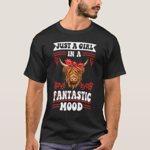 Schotse Hoogland Rund Koe Fokker Longhorn Gewoon T-shirt
