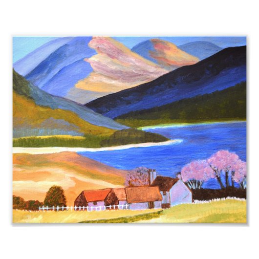 Schotse Hooglanden2 Foto Foto Afdruk (Voorkant)