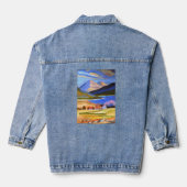 Schotse hooglanden denim jacket (Achterkant)