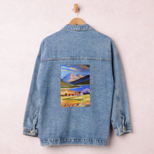 Schotse hooglanden denim jacket