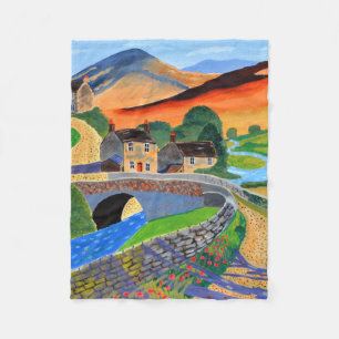 Schotse Hooglanden Fleece Blanket Deken