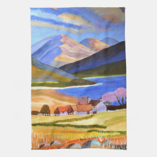 Schotse Hooglanden keukenhanddoek