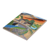 Schotse hooglanden tegeltje (Zijkant)