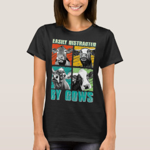 Schotse Hooglander Koe Afgeleid Door Koeien Jongve T-shirt