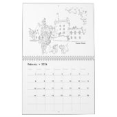 Schotse Hooglanders, kastelen en honden Kalender (Feb 2026)