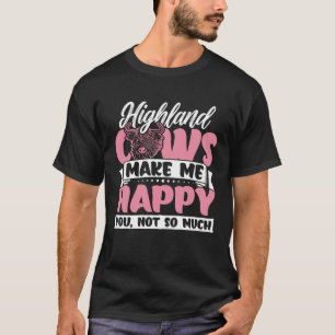 Schotse Hooglanders Schattige Schotse Koeien Maken T-shirt