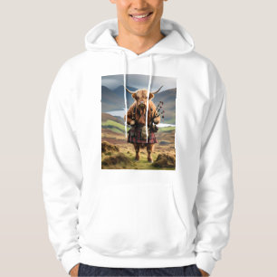 Schotse Hooglandkoe Dudelsackspeler, Hoodie