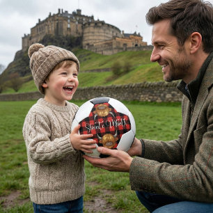 Schotse Hooglandkoe Rode Tartan, Trofee Cadeau Voetbal