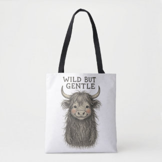 Schotse Hooglandkoe:Wild Hart, Zachtmoedige Ziel Draagtas