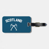 Schotse ijsklimmen bagagelabel (Achterkant horizontaal)