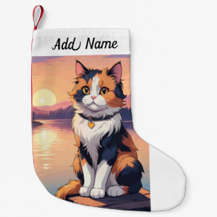 Schotse Kat Kleine Kerstsok