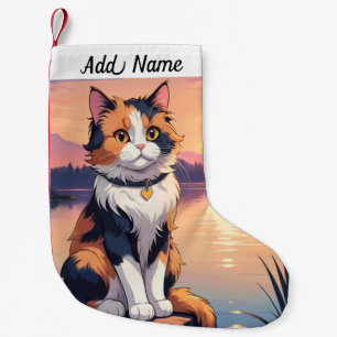 Schotse Kat Kleine Kerstsok