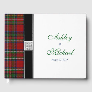 Schotse Keltische Royal Stuart Tartan bruiloft Gastenboek