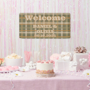 Schotse Keltische Tartan Patroon WeddiSeating Char Spandoek