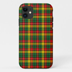 Schotse kilt tartan rode groene buchanan iPhone 11 hoesje