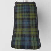 Schotse kleuren Campbell Tartan Pset Golfheadcover (Draai 90)