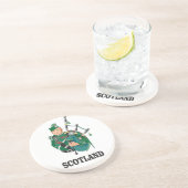 Schotse kunst zandsteen onderzetter (Zijkant)