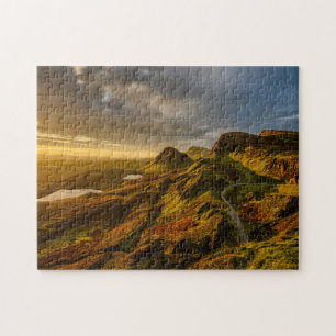 Schotse landschappen. legpuzzel