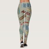 Schotse leggings - Schotse symbolen (Achterkant)