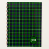 Schotse MacDonald-tartanmonogram   Planner (Voorkant)