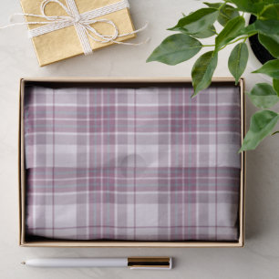 Schotse Mauve Heritage Plaid Tissuepapier