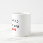 schotse mok van de opvouwbare liefde voor koffie (Center)