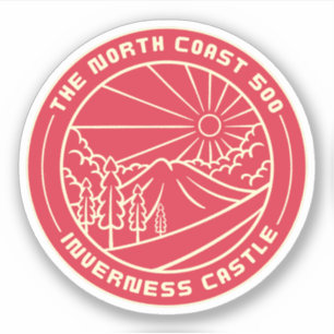 Schotse noordkust 500 schilderachtig route hooglan sticker