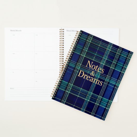 Schotse notebook planner (Display)