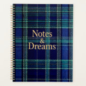 Schotse notebook planner (Voorkant)