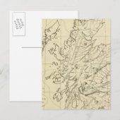 Schotse omtrek briefkaart (Voorkant / Achterkant)