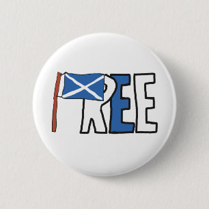 Schotse onafhankelijkheid ronde button 5,7 cm