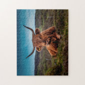 Schotse ossen. legpuzzel (Verticaal)