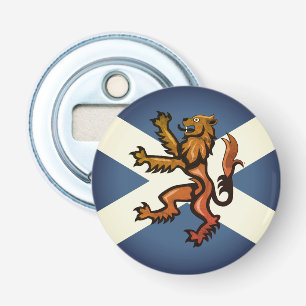  Schotse partij, Schotse vlag, Rampant Button Flesopener