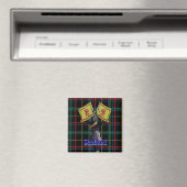 Schotse piper op tartan magneet (Insitu (Vaatwasser))