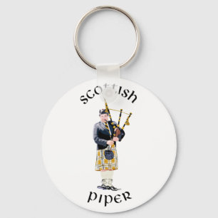 Schotse Piper - Tan Kilt Sleutelhanger
