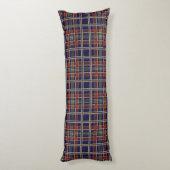 schotse plaid body pillow lichaamskussen (Achterkant (Verticaal))