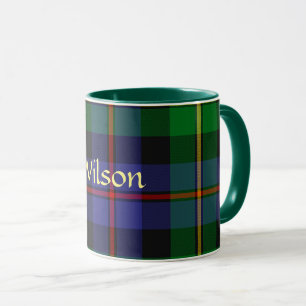 Schotse Plaid Sjabloon te personaliseren Mok