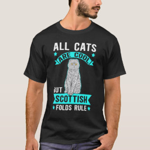 Schotse plooien kat eigenaar Schotse Fold T-shirt