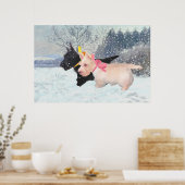 Schotse Puppies Poster (Keuken)