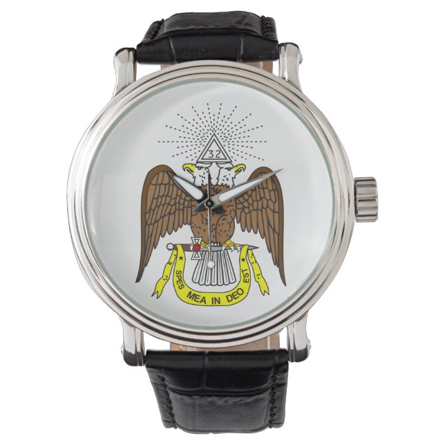 Schotse Rite, Vrijmetselaar, Vrijmetselaar, 32 gra Horloge (Voorkant)