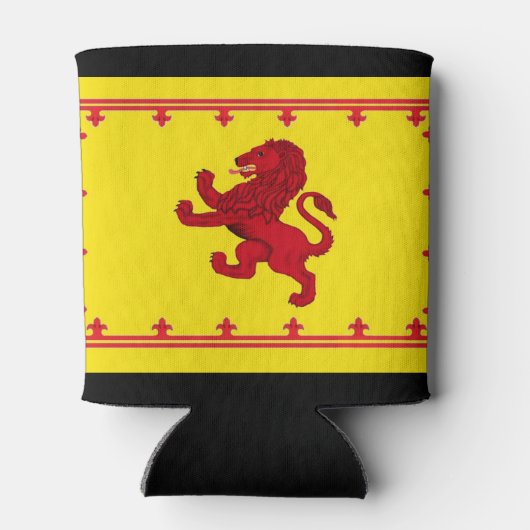 Schotse rode Rampant leeuw Blikjeskoeler (Achterkant)