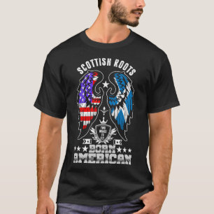 Schotse roet geboren Amerikaans shirt